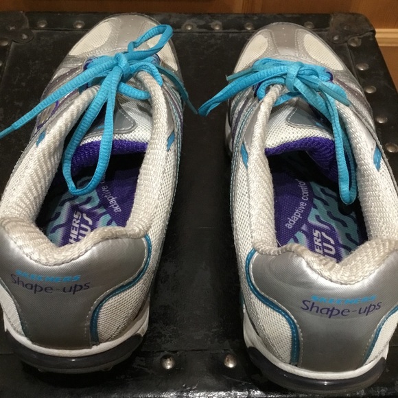 Womens Skechers Radius Shape-Ups Adaptive Comfort Ride Gray Blue Size 9.5 - Picture 8 of 8